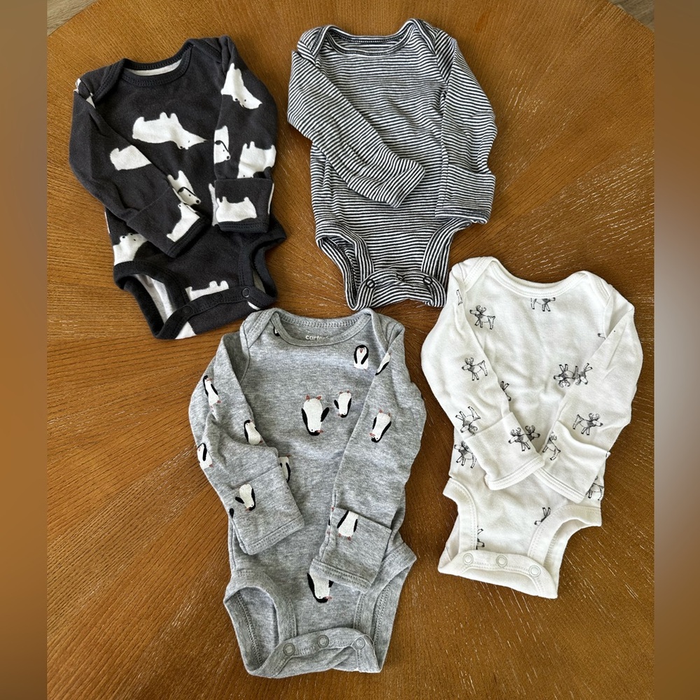 Carter’s long sleeve onesies